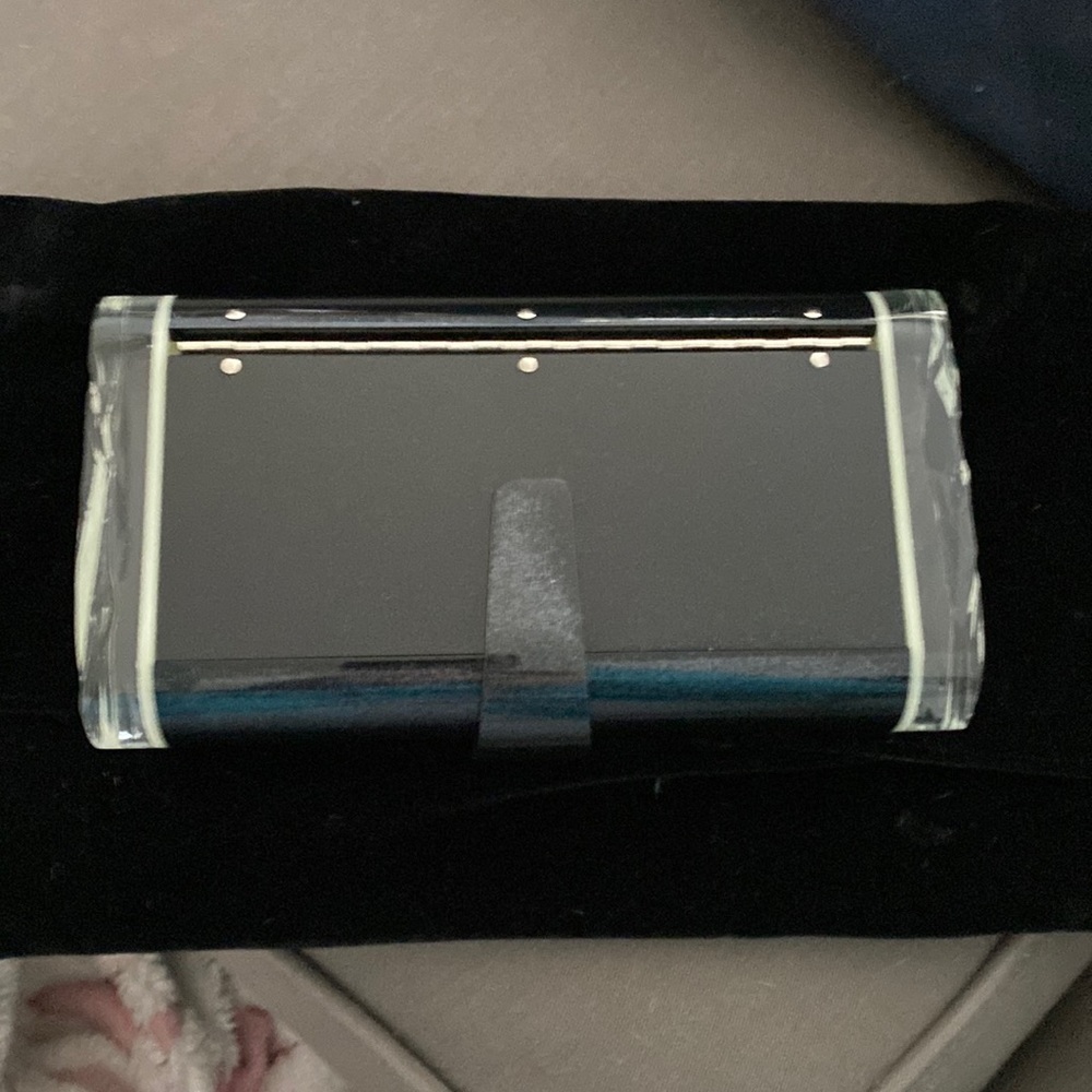 Edie Parker “Lara with Ice Ends” clutch. Glow in the dark.